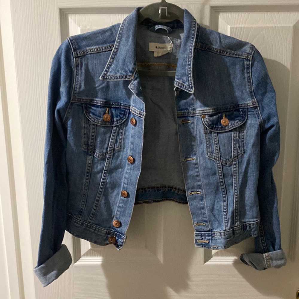 &Jacket. Women’s jean jacket. Size US 8